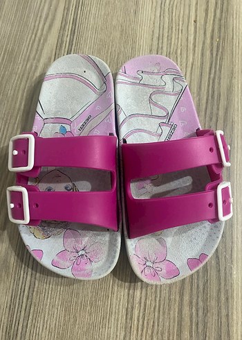 Pembe Tokalı Kız Çocuk Terlik