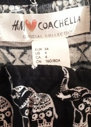H&M H&M 34 beden fil desenli 