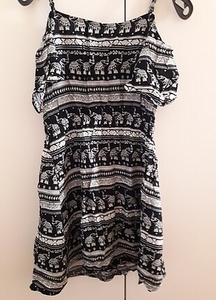 34 Beden H&M 34 beden fil desenli 