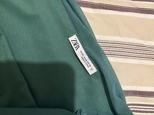 Zara Zara yeşil elbise