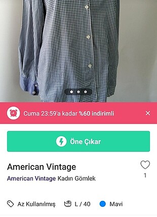 Vintage gömlek 