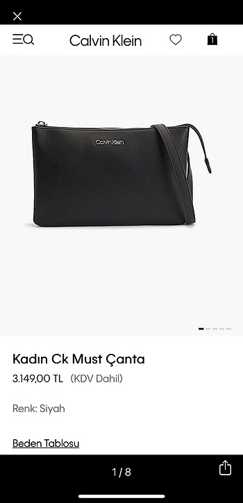 Calvin Klein çanta