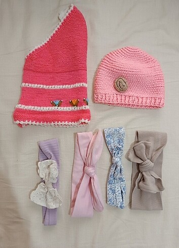 0_1 yas bandana ve el örgüsü bere