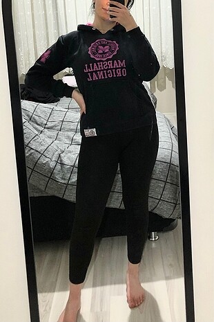 Marshall Kadın Siyah Sweatshirt
