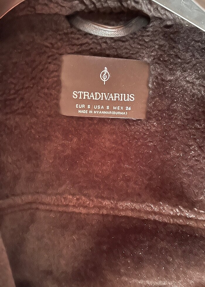 Stradivarius deri ceket. - Görsel 4