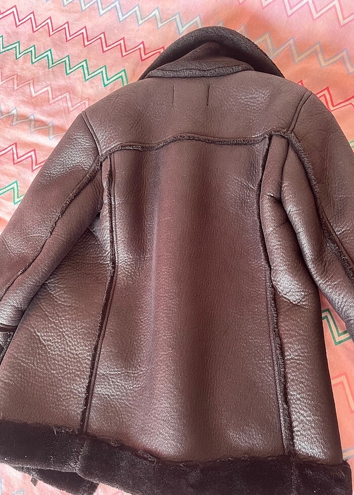 Stradivarius deri ceket. - Görsel 5