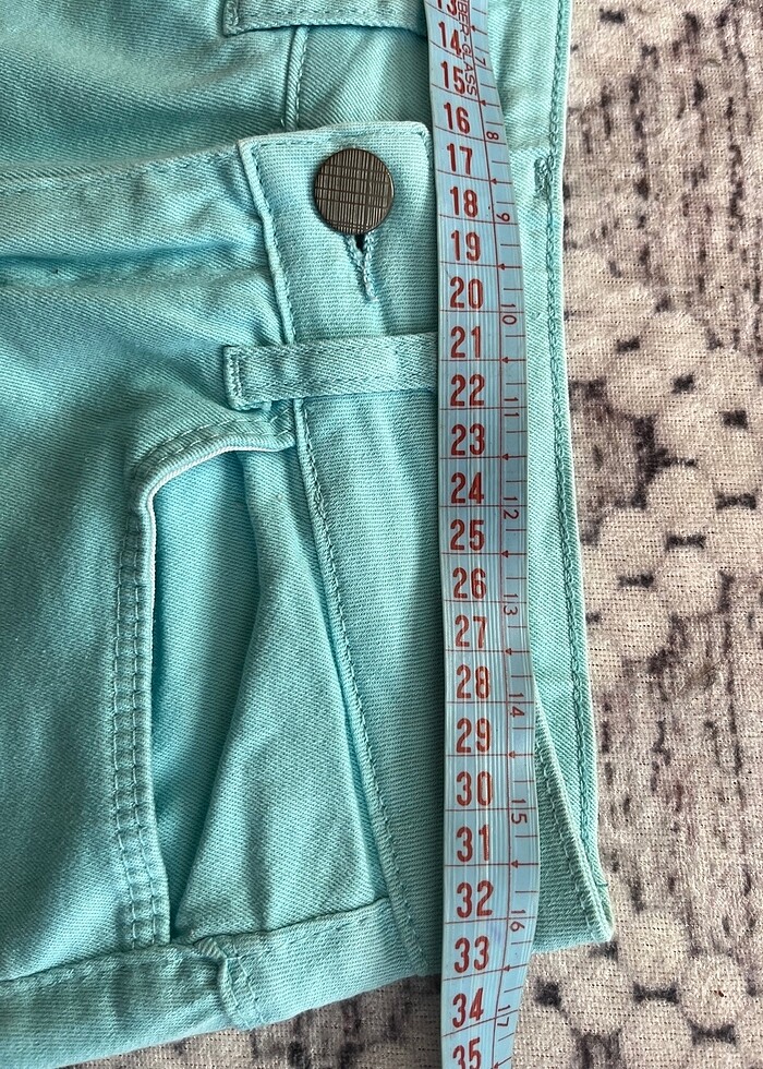 Mavi mini etek - Görsel 2