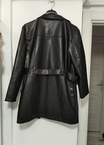 Deri trençkot - Görsel 6