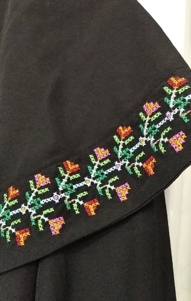 Nakışlı Fırfırli tunik - Görsel 2