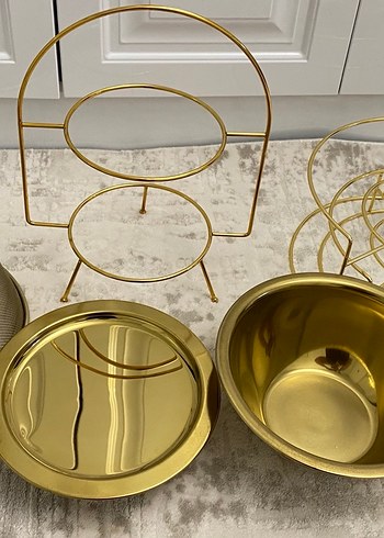 Altın Renkli Sofra Takımı Seti - Görsel 3