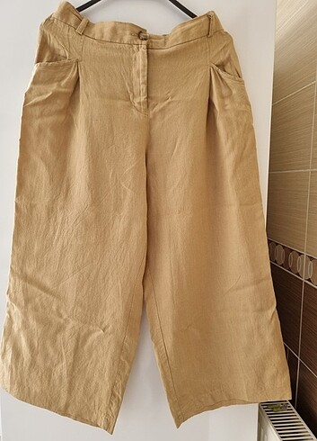 Keten etek pantolon