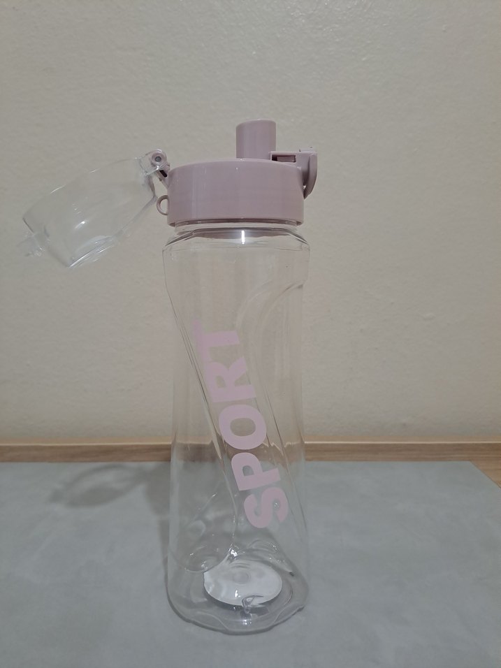 Pastel Pembe Spor Desenli Bebek Biberonu - Görsel 2