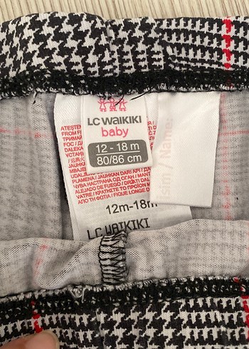 Gri Baskılı Uzun Kollu Bebek Kız Takımı - Görsel 2