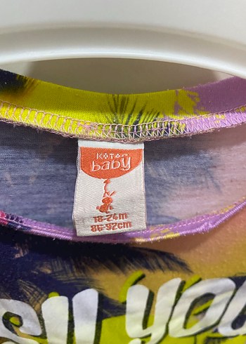 Renkli Batik Desenli Kız Tişörtü - Görsel 2