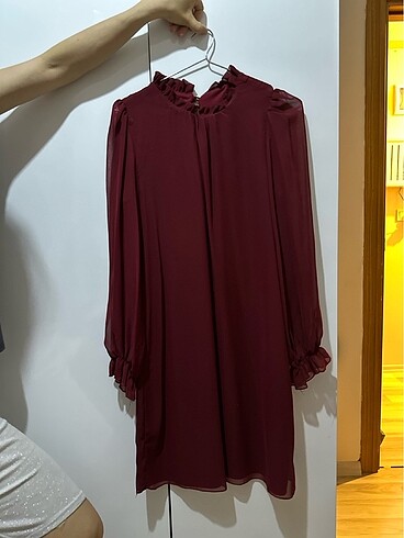 Elbise bordo
