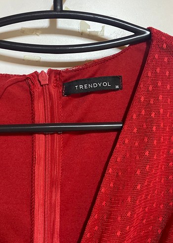 Trendyol & Milla Kırmızı Mini Abiye