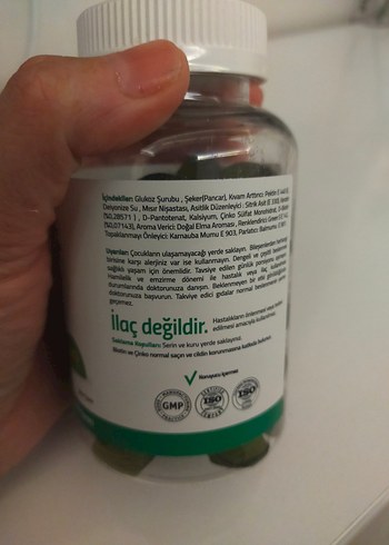 Diğer Tiens Biotin ve Keratin İçeren Çiğnenebilir Takviye