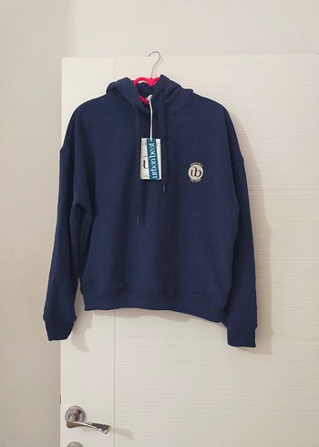 Kızlar İçin Lacivert Bol Kesim Eşofman Takımı - Görsel 4