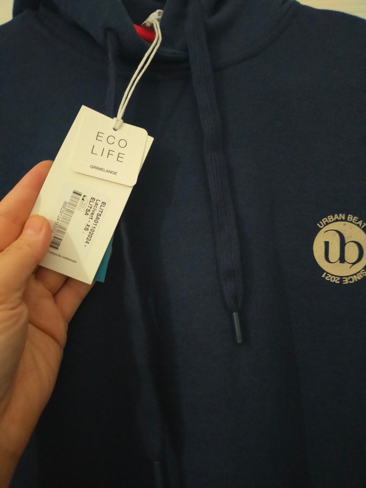 Kızlar İçin Lacivert Bol Kesim Eşofman Takımı - Görsel 5