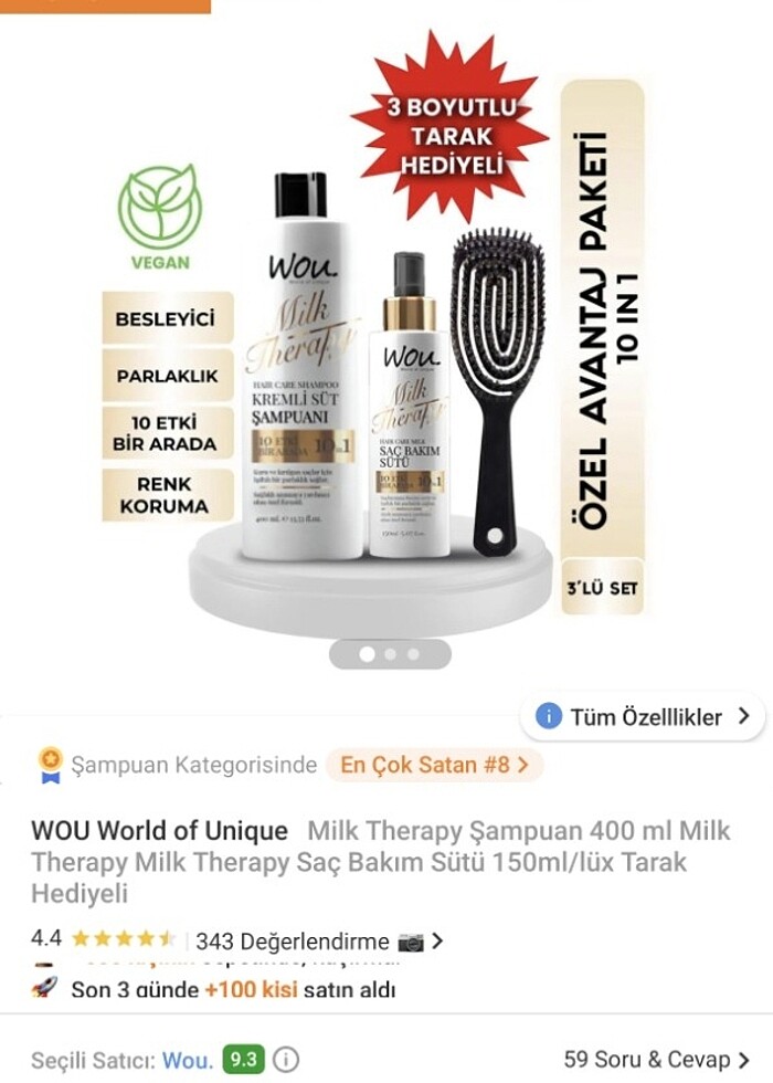 Saç bakım seti - Görsel 5