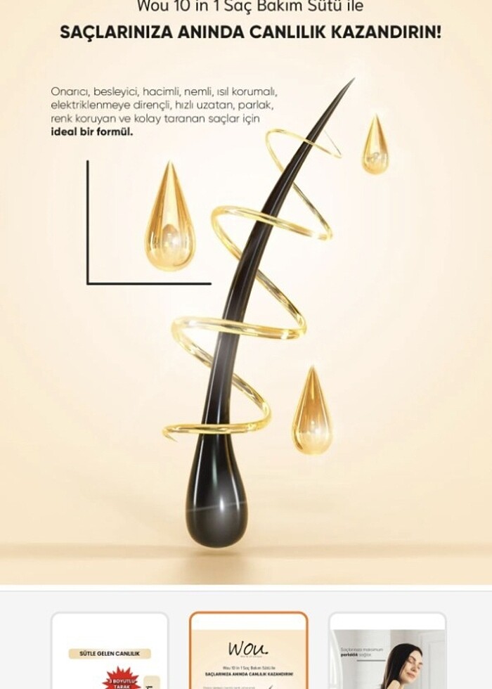 Saç bakım sütü - Görsel 5