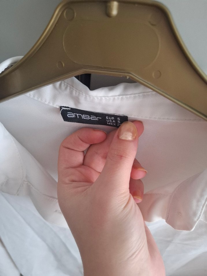 Kadın Beyaz Uzun Kollu Gömlek - Görsel 2