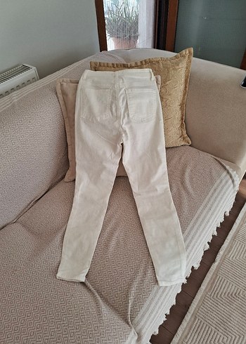 Beyaz Kadın Pantolon - Görsel 2