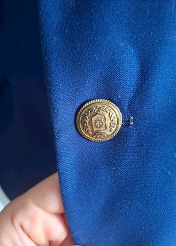 Mavi Düğmeli Erkek Takım Ceketi - Görsel 2