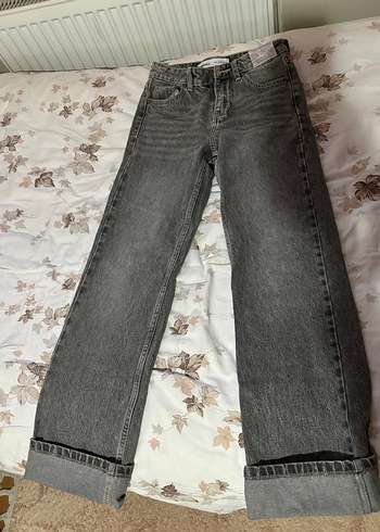 xs Beden Gri bershka jean Pantolon