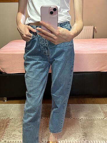 zara mom jean