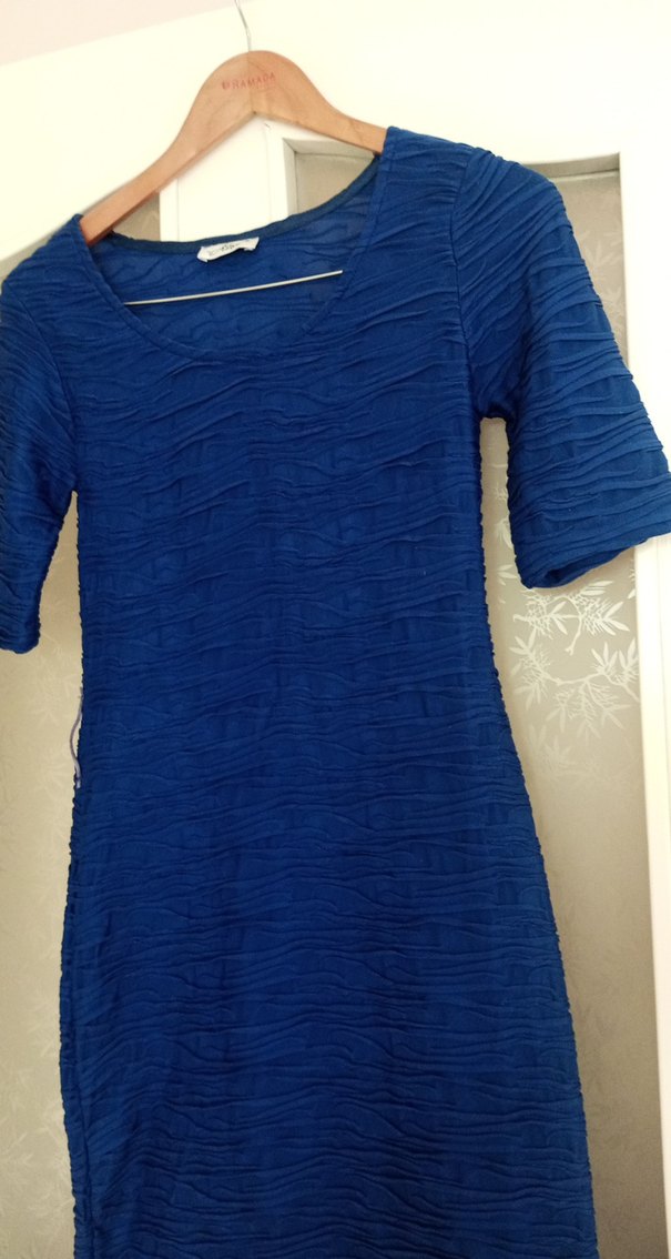 Mavi Pilili  Kadın Elbise - Görsel 2