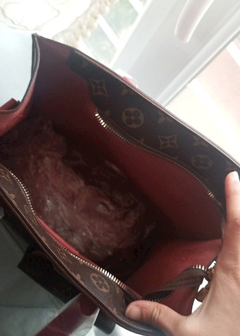 Klasik Kahverengi Deri Kadın Çanta - Görsel 5