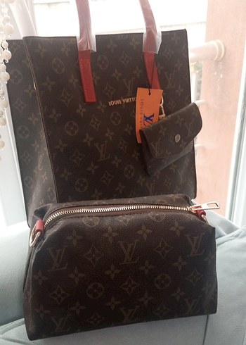 Klasik Kahverengi Deri Kadın Çanta - Görsel 3