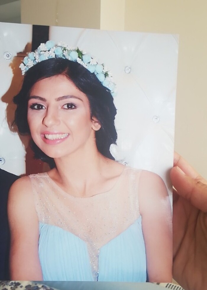 mavi  abiye - Görsel 5