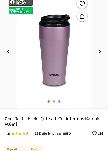 Diğer Termos bardak