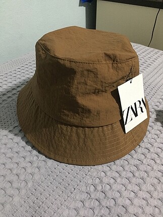 Zara kahverengi şapka