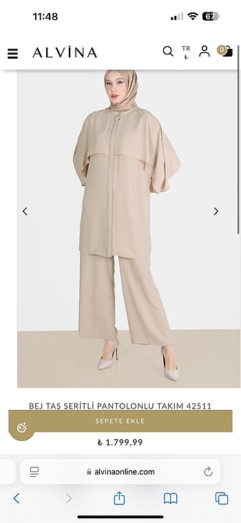 Alvina pantolon tunik