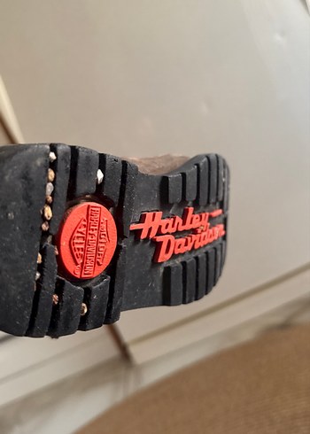 Harley davıdson Kahverengi Deri Çocuk Botları - Görsel 6