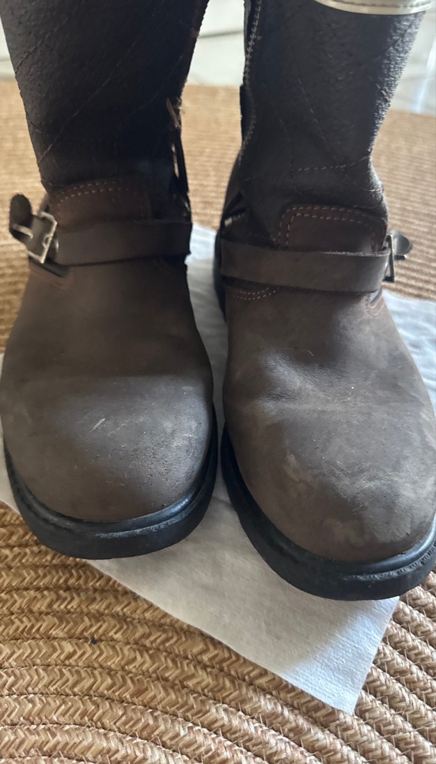 Harley davıdson Kahverengi Deri Çocuk Botları - Görsel 3