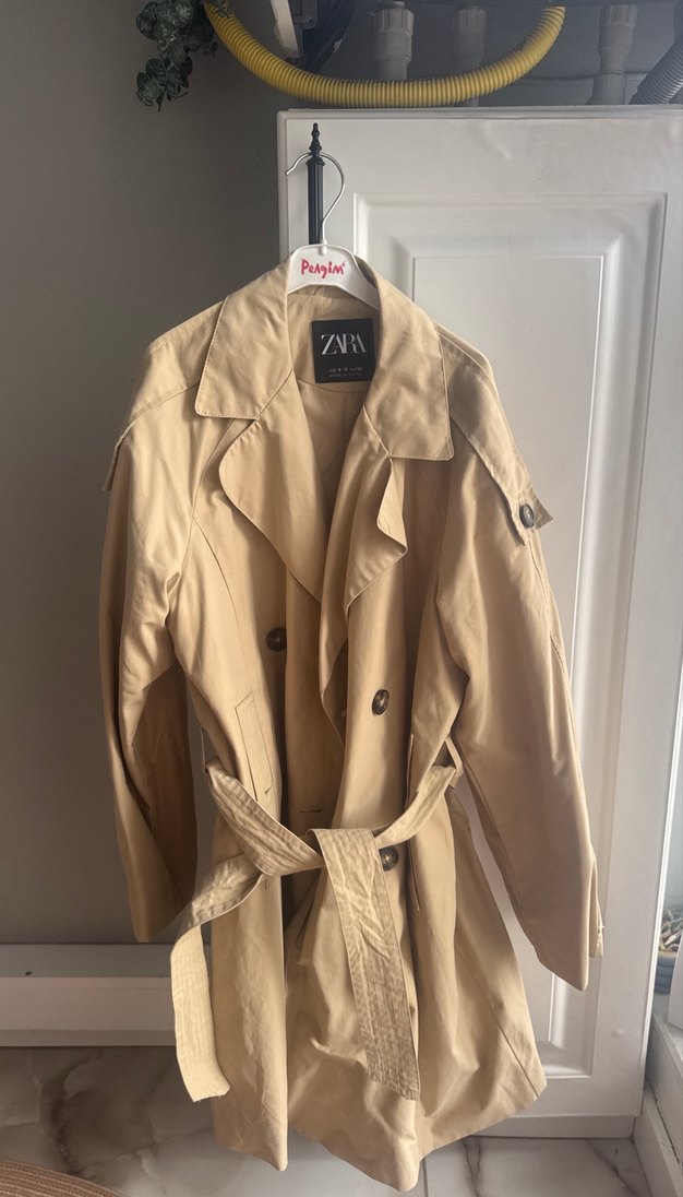 Bej Midi Kadın Trençkot - Zara - Görsel 2