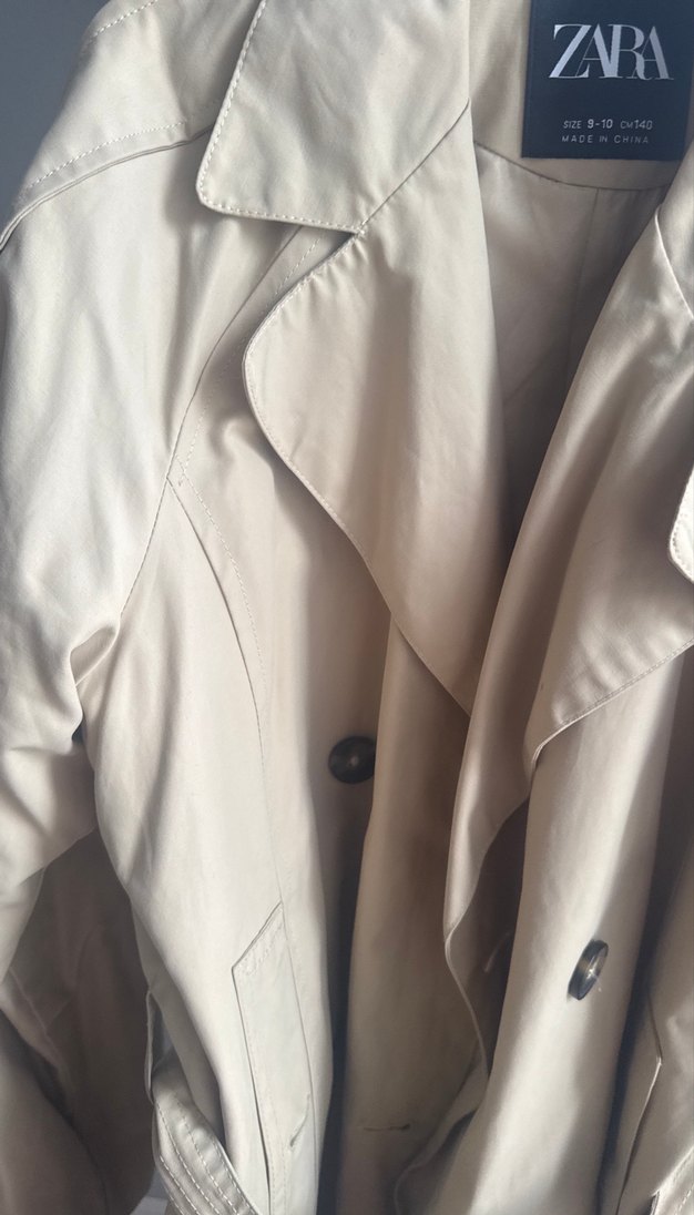 Bej Midi Kadın Trençkot - Zara - Görsel 4