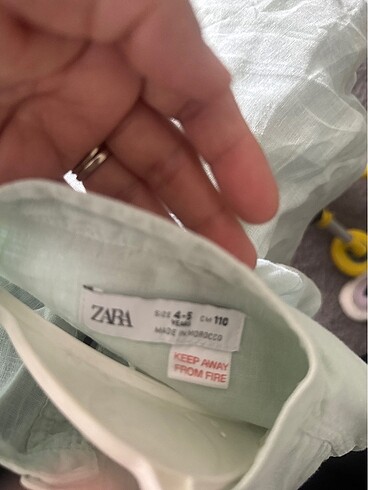 4 Yaş Beden Zara gömlek