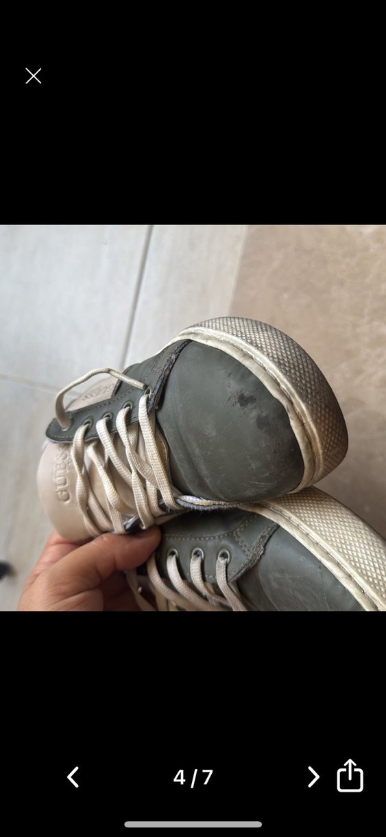 Guess Gri Erkek Günlük Spor Ayakkabı - Görsel 4