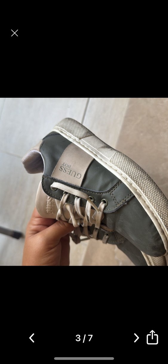 Guess Gri Erkek Günlük Spor Ayakkabı - Görsel 3