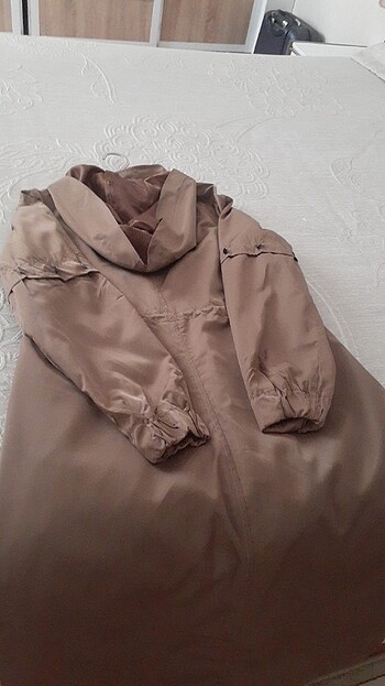 40 Beden camel Renk Trenckot