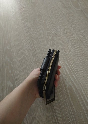 Venüs Siyah Deri Kadın Cüzdanı