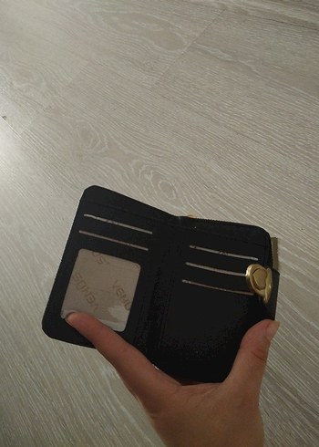 Beden Siyah Deri Kadın Cüzdanı