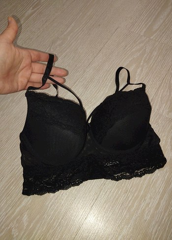 Diğer Siyah Gotik Dantel Sütyen