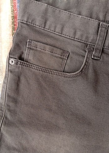 Gri Erkek Denim Kısa Şort - Görsel 3