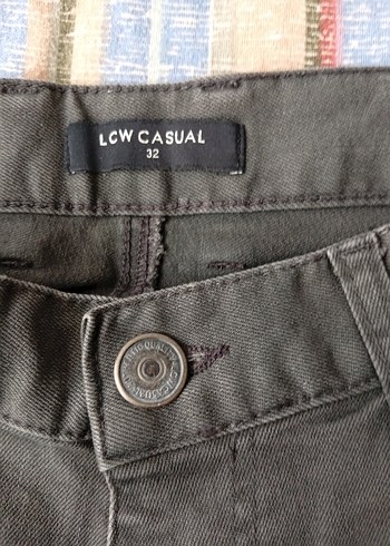 Gri Erkek Denim Kısa Şort - Görsel 4